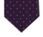 Gravata Jacquard de Seda Roxa