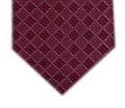 Gravata Jacquard de Seda Bordô