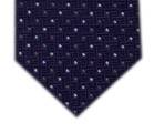 Gravata Jacquard de Seda Marinho